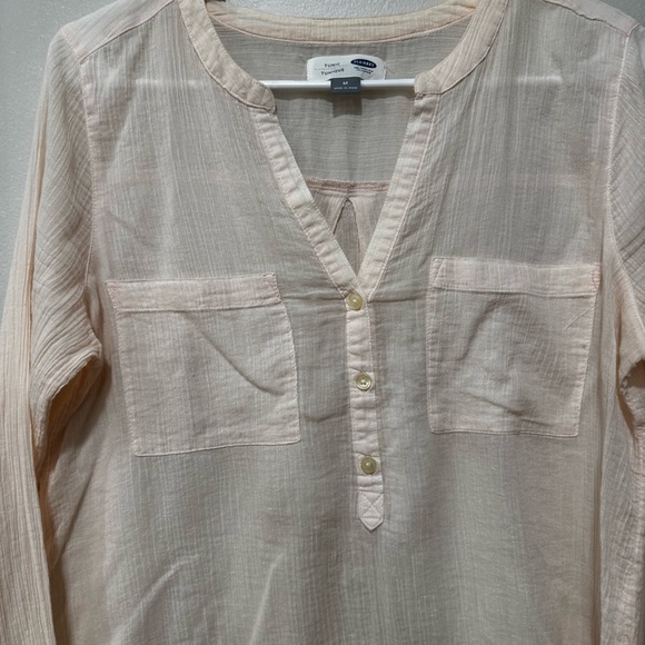 Old navy crinkle gauze tunic medium - Picture 4 of 6